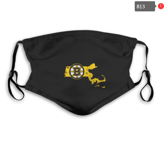 NHL Boston Bruins #8 Dust mask with filter->nhl dust mask->Sports Accessory